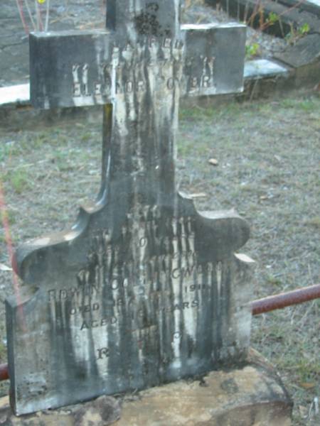 Eleanor POWER,  | died 11 April 1900 aged 80 years;  | Edwin COLLINGWOOD, grandson,  | died 13 Dec 1911 aged 15 years;  | Grandchester Cemetery, Ipswich  | 