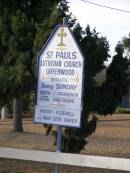 
Greenwood St Pauls Lutheran cemetery, Rosalie Shire
