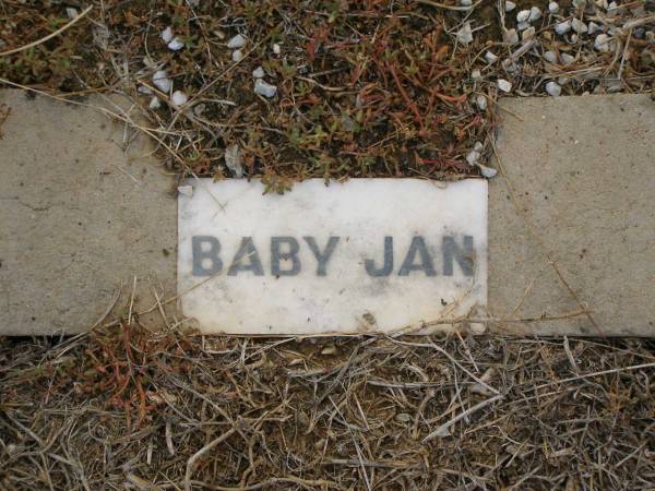 Jan Lynette KAJEWSKI,  | died 18 April 1968 aged 6 months;  | Greenwood St Pauls Lutheran cemetery, Rosalie Shire  | 
