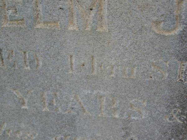 F. Wilhelm JANETZKI,  | father,  | died 11 Sept 1929 aged 37? years 11 months;  | Greenwood St Pauls Lutheran cemetery, Rosalie Shire  | 