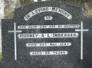 Rodney A L IMBERGER 25 May 1947 26 yrs  St Matthew's (Anglican) Grovely, Brisbane 
