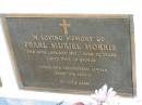 Pearl Muriel MORRIS 16 Jan 1987 aged 92 (wife of George)  St Matthew's (Anglican) Grovely, Brisbane 