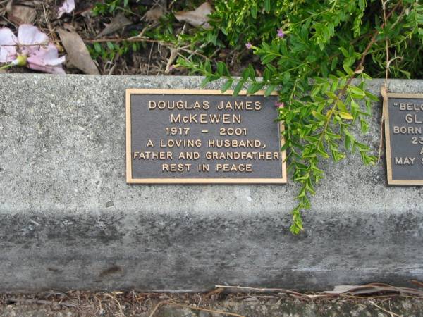 Douglas James McKEWEN  | 1917 to 2001  |   | St Matthew's (Anglican) Grovely, Brisbane  | 