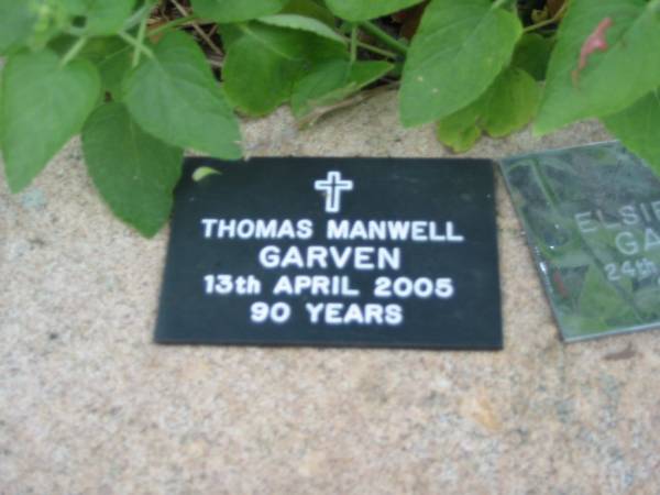 Thomas Manwell GARVEN  | 13 Apr 2005, aged 90  | Saint Augustines Anglican Church, Hamilton  |   | 