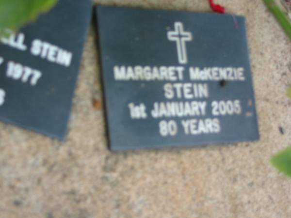 Margaret McKenzie STEIN  | 1 Jan 2005, aged 80  | Saint Augustines Anglican Church, Hamilton  |   | 