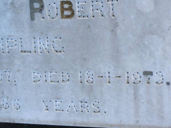 Clinton Robert PAMPLING  | b: 20 Nov 1907, d: 18 Jan 1973, aged 66  | Harrisville Cemetery - Scenic Rim Regional Council  | 