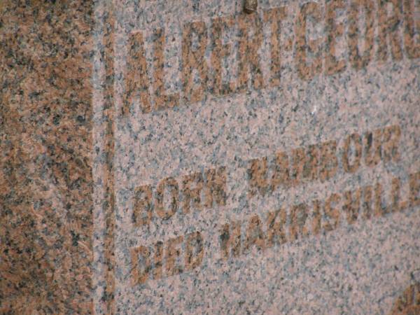 Albert George Victor HALL  | b: Nambour 18 May 1916  | d: Harrisville 21 Jun 1981  | Harrisville Cemetery - Scenic Rim Regional Council  | 