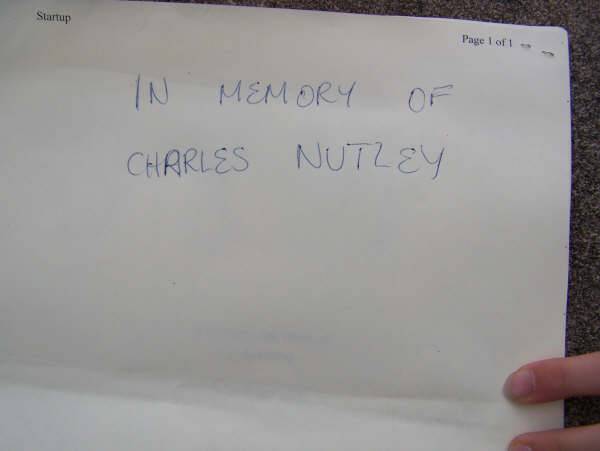 Charles NUTLEY  | Harrisville Cemetery - Scenic Rim Regional Council  |   | 