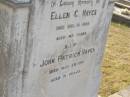 Ellen HAYES d 3 Jul 1917, aged 75 Patrick HAYES d: 2 Jan 1933, aged 95 Ellen C HAYES d: 18 Dec 1928, aged 49 John Patrick HAYES d: 29 May 1951, aged 71 (uncle) Henry Joseph HAYES d: 23 Aug 1942, aged 68 Harrisville Cemetery - Scenic Rim Regional Council  
