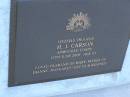 H J CARSON d: 17 Jun 2006, aged 85 husband of Mary, father of Dianne, Margaret (deceased), Heather Harrisville Cemetery - Scenic Rim Regional Council 