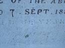 Luke SMITH d: 18 Jul 1879, aged 52 (wife) Martha (SMITH) d: 7 Sep 1888 aged 59 Harrisville Cemetery - Scenic Rim Regional Council 