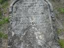 William George CRANE d: 1882 George James CRANE d: ?? 1893 ?? aged 74? Harrisville Cemetery - Scenic Rim Regional Council  