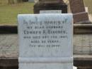 Edward A SINCOCK d: 29 Feb 1897, aged 30 Harrisville Cemetery - Scenic Rim Regional Council  