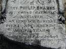 (rev) Philip SHANKS d: 1 Nov 1875?, aged 50? Harrisville Cemetery - Scenic Rim Regional Council  