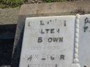 Walter BROWN 1857 - 1936 Elizabeth BROWN 1853 - 1943 John Edgar 1889 - 1939  Harrisville Cemetery - Scenic Rim Regional Council 