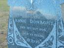 Annie DONAGHY d: 18 Oct 1938, aged 57?  Harrisville Cemetery - Scenic Rim Regional Council 