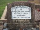 
Lester G TAEGE
d: 3 Apr 1967, aged 24

Harrisville Cemetery - Scenic Rim Regional Council
