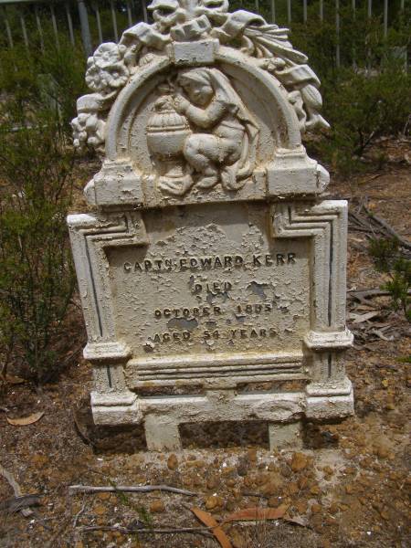 Captain Edward KERR  | d: Oct 1885 aged 54  |   | Harvey's return Cemetery - Kangaroo Island  |   | 