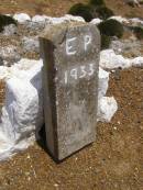 
E.P.
1933

Harveys return Cemetery - Kangaroo Island

