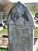 Wilhelm Karl Friedrich Mutzelburg, born 15 Nov 1846 died 10 Nov 1904; St Paul's Lutheran Cemetery, Hatton Vale, Laidley Shire 