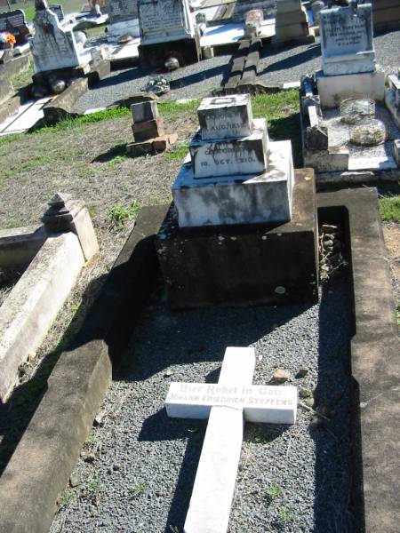 Johann Friedrich STEFFENS, born 11 Aug 1839 died 10 Oct 1910;  | St Paul's Lutheran Cemetery, Hatton Vale, Laidley Shire  | 