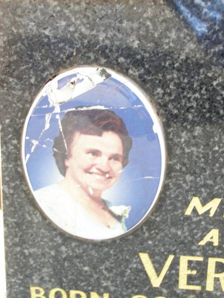 Veronika CURIN,  | born 30-1-1934 Croatia,  | died 1-10-2000,  | wife of Augustine,  | mother of Stanley & wife Pauline  | & grandaughters Tara & Lisa;  | Helidon Catholic cemetery, Gatton Shire  | 