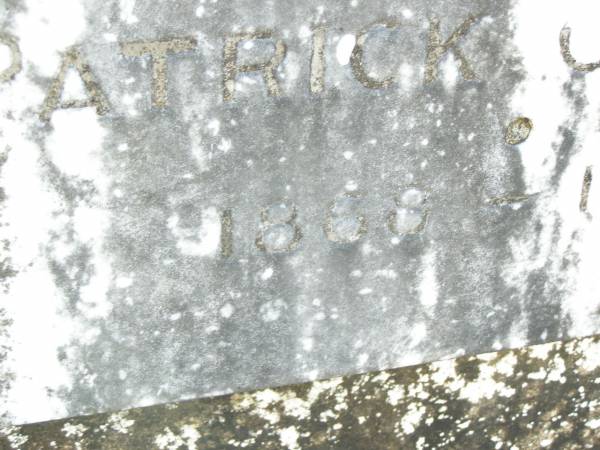 Patrick CONNOLE  | 1868 - 1943;  | Helidon Catholic cemetery, Gatton Shire  | 