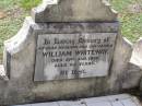 William WHITEWAY, husband father, died 21 Jan 1937 aged 62 years; Helidon General cemetery, Gatton Shire 