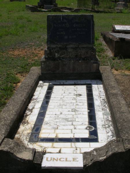 Samuel GREER,  | uncle,  | died 15 July 1934 aged 77 years;  | Helidon General cemetery, Gatton Shire  | 