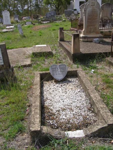 John R. (Jackie) CONLEY,  | died 21 May 1910 aged 3 years;  | Helidon General cemetery, Gatton Shire  | 