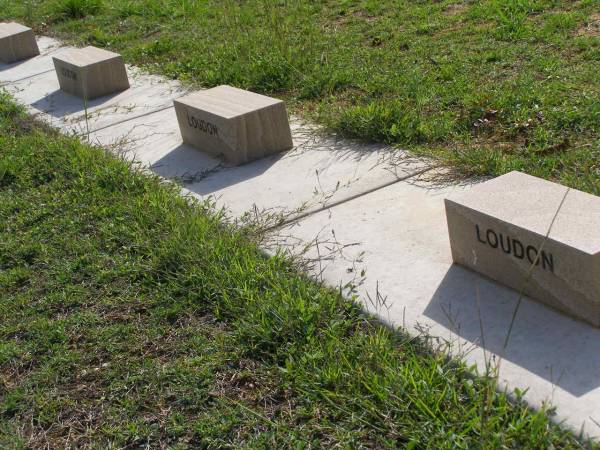 LOUDON;  | Helidon General cemetery, Gatton Shire  | 