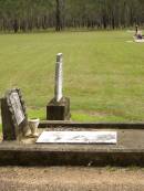 
Jessie BLACKLEY,
died 28 May 1935 aged 80 years;
Matt,
baby;
Howard cemetery, City of Hervey Bay
