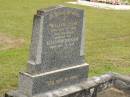 
William KEENE,
died 26 July 1946 aged 59 years;
Ellen Forster KEENE,
wife,
died 3 May 1978?;
Howard cemetery, City of Hervey Bay
