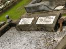 
George Henry ROBERTS,
died 26 Aug 1937 aged 78 years 9 months;
Alice ROBERTS,
died 11 July 1919 aged 62 years 9 months;
Howard cemetery, City of Hervey Bay
