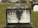 Agnes Gray Jamieson POLLARD, died 2 Sept 1941 aged 58 years; Captain John Henry POLLARD, died 24 Dec 1942 aged 61 years; Howard cemetery, City of Hervey Bay 