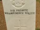 William Henry WILLEY, died 27 Feb 1933; Howard cemetery, City of Hervey Bay 