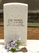 E.C. STOVOLD, husband, died 30 Nov 1927; Howard cemetery, City of Hervey Bay 