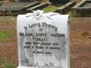 William Oliffe (Billy) WATSON, died 23 Aug 1931 aged 5 years 8 months; Howard cemetery, City of Hervey Bay 