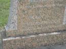 
Lawrence W. BILSBOROUGH,
died 2 Nov 1946 aged 26 years;
Mary L. BILSBOROUGH,
died 30 June 1962? aged 66? years;
Howard cemetery, City of Hervey Bay
