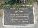 Sydney George WOOD, died 20-3-2006, husband of Betty, father grandfather; Howard cemetery, City of Hervey Bay 
