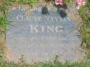 
Claude Vyvyan KING,
born 16 Feb 1923,
died 17 Sept 1995;
Howard cemetery, City of Hervey Bay
