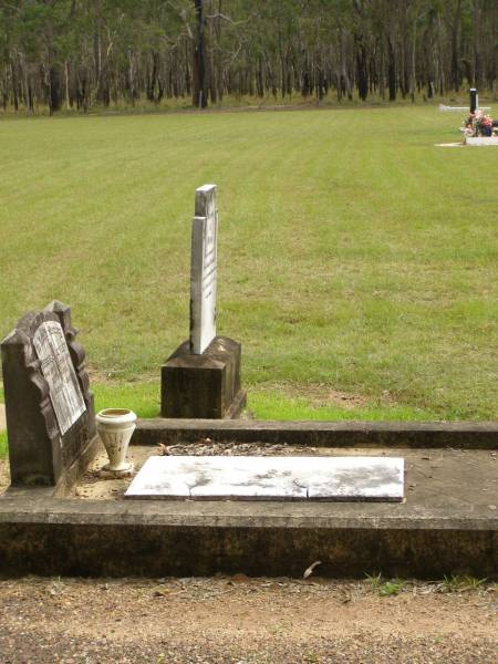 Jessie BLACKLEY,  | died 28 May 1935 aged 80 years;  | Matt,  | baby;  | Howard cemetery, City of Hervey Bay  | 