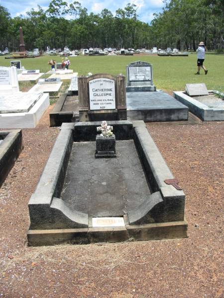 Catherine GILLESPIE,  | mother  | died 29 June 1946 aged 83 years;  | Howard cemetery, City of Hervey Bay  | 