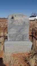 
George Adam GEIGER
who strayed away on July 1 1898 and died from exposure aged 2 years and 4 months

JC pub ruins, Canterbury, Barcoo Shire, QLD
Copyright: Nicholas Fletcher, 2017

