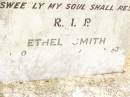 
Robert Charles SMITH,
son,
died 15 Dec 1922 aged 3 years 9 months 11 days;
Ethel SMITH,
died 6 July 1963 aged 58 years;
John (Jacky) STACK,
died 28 June 1932 aged 7 months;
Jandowae Cemetery, Wambo Shire
