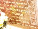Dorothy Ann BLINCO, wife mother sister, accidentally killed 22 Sept 1956 aged 35 years; Sidney Arthur BLINCO, dad grandad great-grandad, 7 Dec 1917 - 3 Sept 2001; Jandowae Cemetery, Wambo Shire 