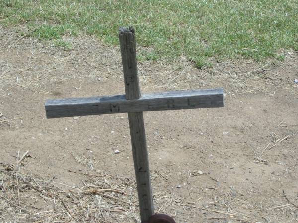 G.? M. EALY,  | died 14-7-87?;  | Jandowae Cemetery, Wambo Shire  | 