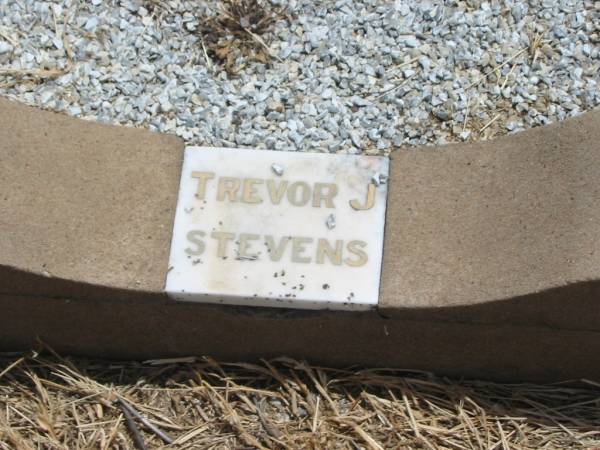 Trevor J. STEVENS;  | Jandowae Cemetery, Wambo Shire  | 