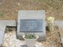 
Charlie JACKSON,
died 14 Nov 1993 aged 78 years;
Jandowae Cemetery, Wambo Shire

