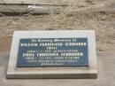 William Ferdinand SCHRODER (Bill), died 1-5-1989 aged 93 years; Emma Christina SCHRODER, died 7-12-1972 aged 76 years; Jandowae Cemetery, Wambo Shire 